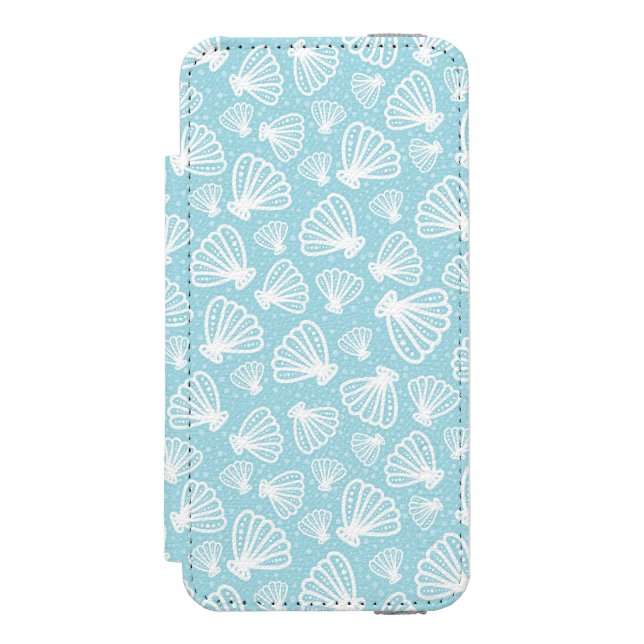 Summer Shell Pattern Incipio iPhone Wallet Case (Folio Front)