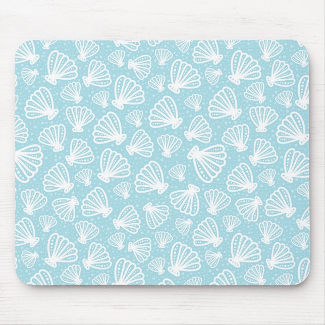 Summer Shell Pattern Mouse Mat (Front)