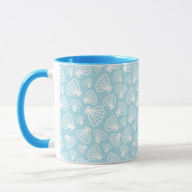 Summer Shell Pattern Mug (Left)