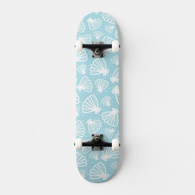 Summer Shell Pattern Skateboard (Front)