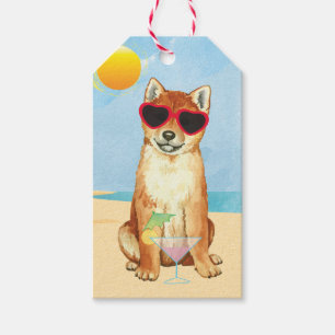Summer Shiba Inu Gift Tags