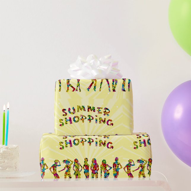 Summer Shopping Wrapping Paper (Creator Uploaded)