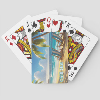 Summer Shuffle – Deal in Calm, Care for the Coast! Playing Cards