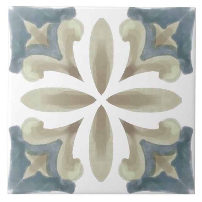 Summer ,Sicilian tiles ,majolica,ceramic tile  (Front)