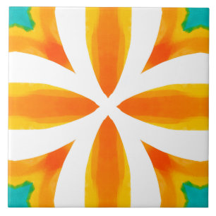 Summer ,Sicilian tiles ,majolica,ceramic tile