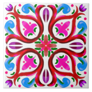 Summer ,Sicilian tiles ,majolica,ceramic tile 