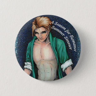 Summer Simmer Mage 6 Cm Round Badge