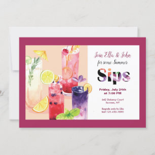 Summer Sips Invitation