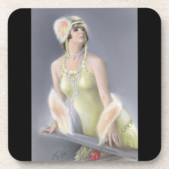 Summer Siren Cork Coaster (Front)