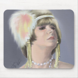 Summer Siren portrait Mousepad