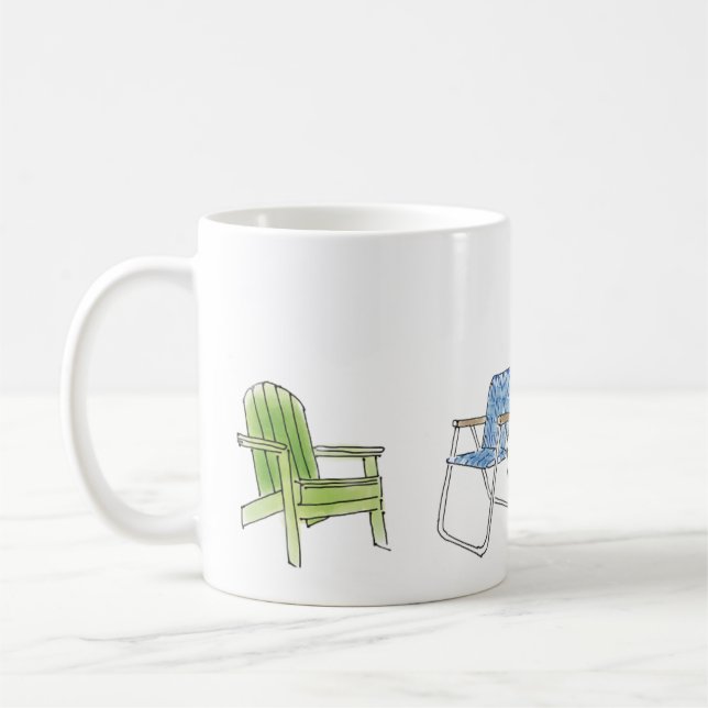 Summer Sitting Fun Mug (Left)