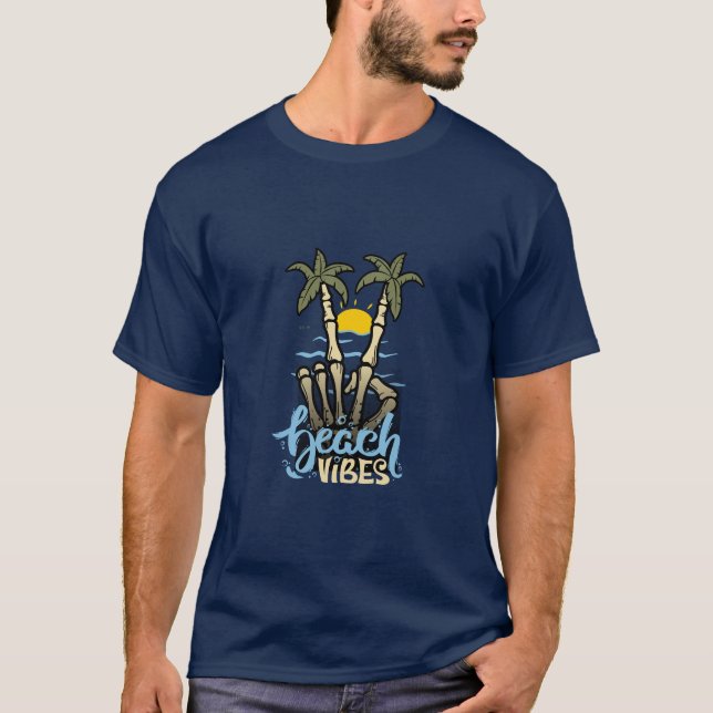 Summer skeleton t-shirt  (Front)