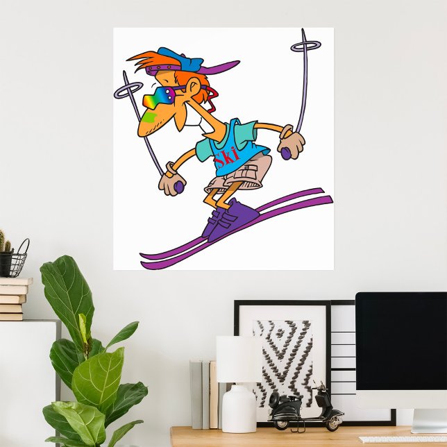 Summer Skier Poster (Creator Uploaded)