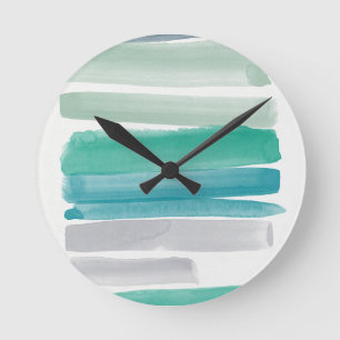summer-sky round clock