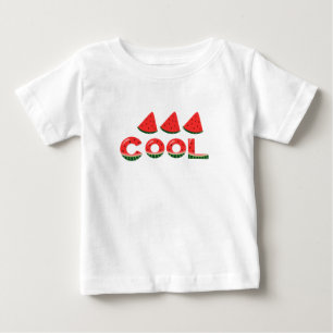 Summer Slides Watermelon Cute  Baby T-Shirt