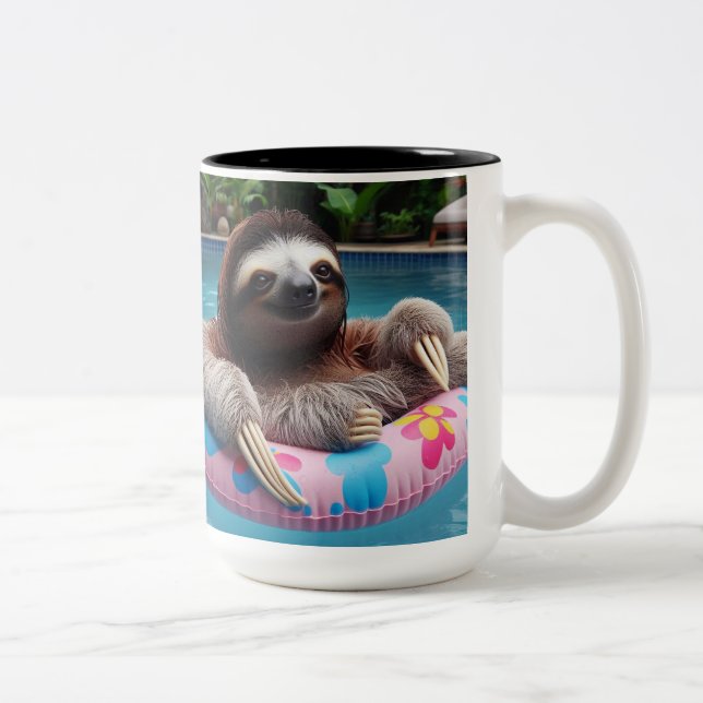 Summer Sloth Mug (Right)