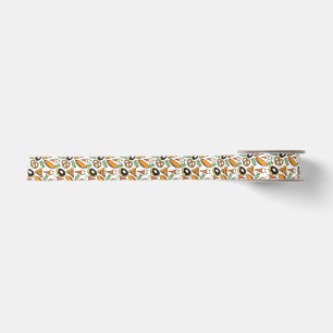 Summer Snacks Seamless Pattern Gift Wrap Ribbon Satin Ribbon