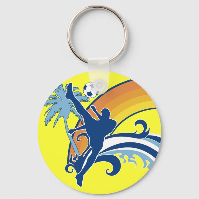 summer soccer. key ring (Front)