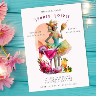 Summer Soiree Party Invitation