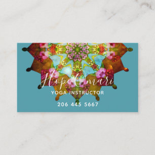 Summer Sol Mandala Business Card