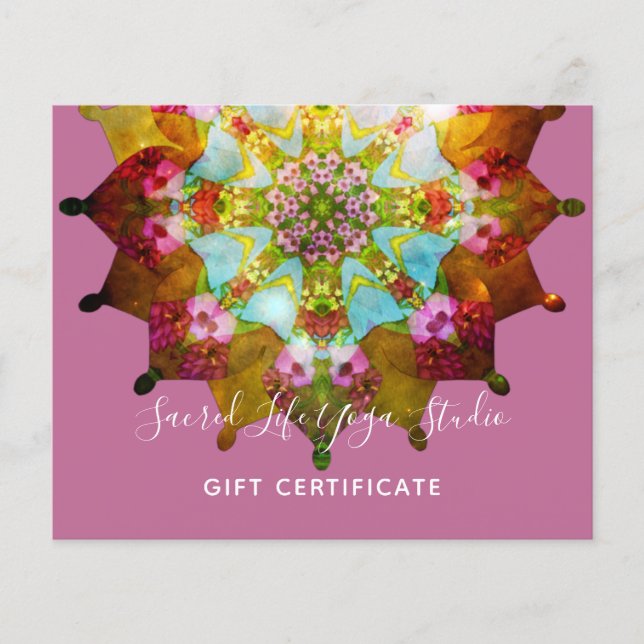 Summer Sol Mandala Flyer (Front)