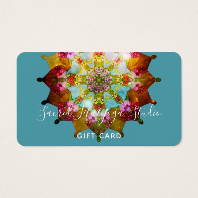 Summer Sol Mandala Gift Card (Front)