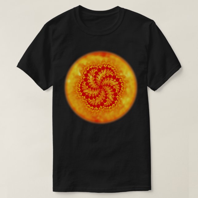 Summer Solstice Crop Circle T-Shirt (Design Front)