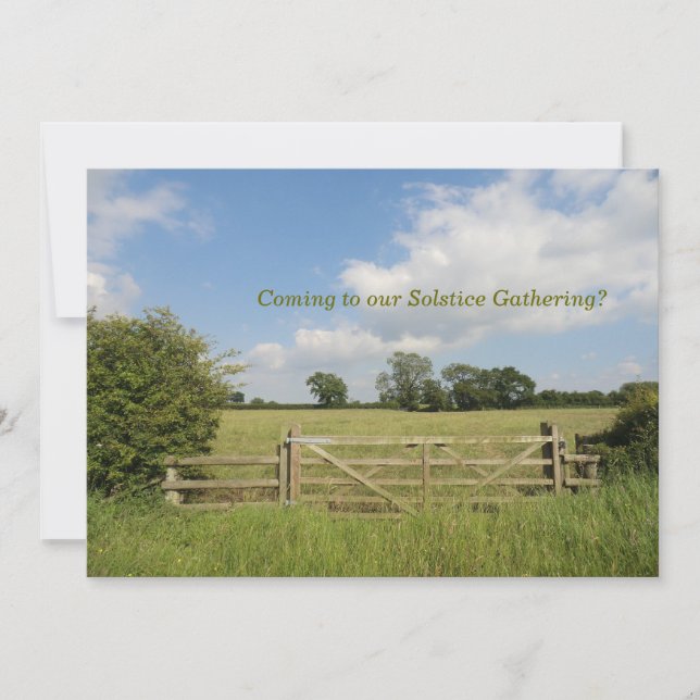 Summer Solstice Gathering Invitation (Front)