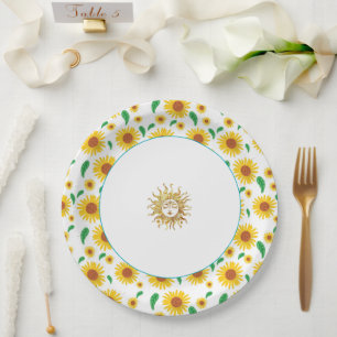 Summer Solstice Paper Plate