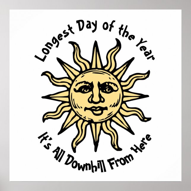 Summer Solstice Poem Poster (Front)