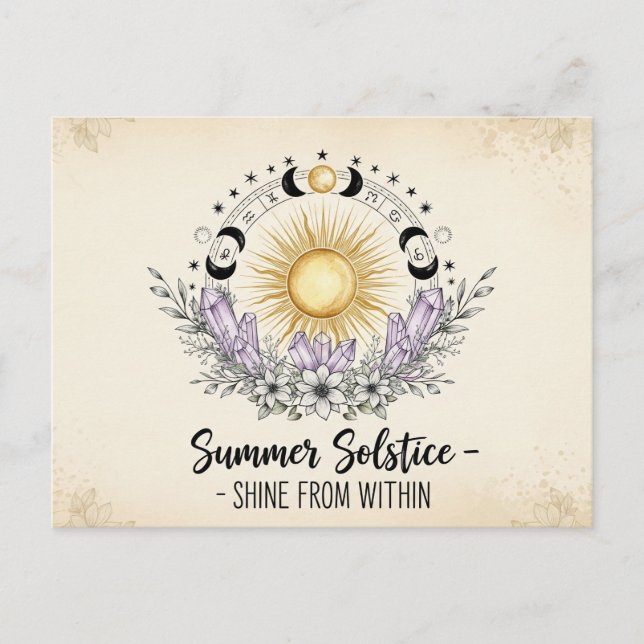  Summer Solstice  Postcard (Front)