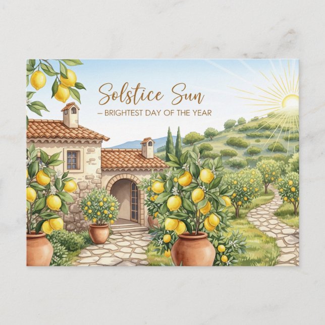  Summer Solstice  Postcard (Front)