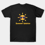 Summer Solstice T-Shirt<br><div class="desc">The Summer Solstice, also known as the June Solstice in the Northern Hemisphere, typically occurs around June 20th or 21st each year. It marks the longest day and the shortest night of the year. This event happens when one of Earth's poles has its maximum tilt towards the Sun, resulting in...</div>