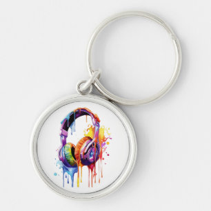 Summer Soundwaves Key Ring