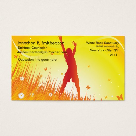 Summer Spirit Business Card