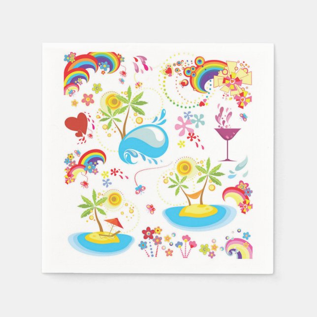 Summer Splash Napkin (Front)