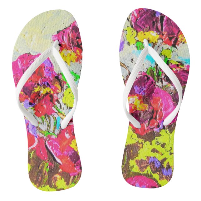 Summer Splash Women's Size 7 Flip Flops (Footbed)