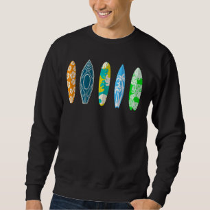 Summer Sports Surfing Surfboard Surfer Sweatshirt