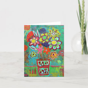Summer Spray Blank Note Card