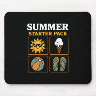 Summer Starter Pack Sun Flip Flops Ll And Ice Crea Mouse Mat