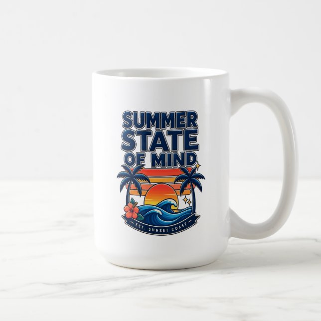 Summer State of Mind Coffee Mug (Right)