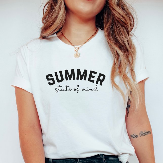 Summer State of Mind; Minimalist Summer Vibes  T-Shirt (Creator Uploaded)