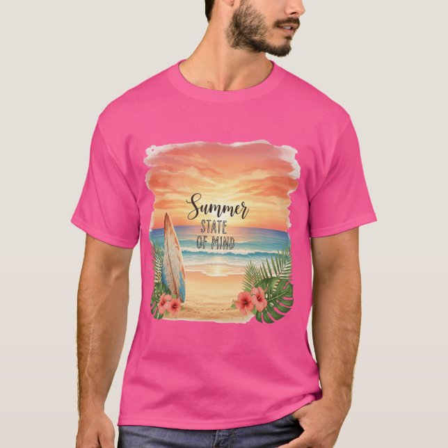 Summer State of Mind Sunset T-Shirt (Front)