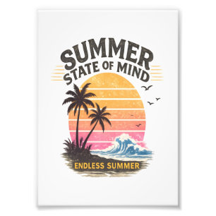 Summer State of Mind Vintage Photo Print