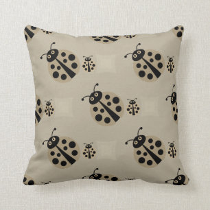 Summer Stone Polka Dot Lady Bugs Pillow
