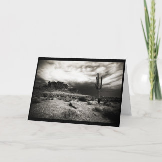 Summer Storm at the Superstition Mountains Card