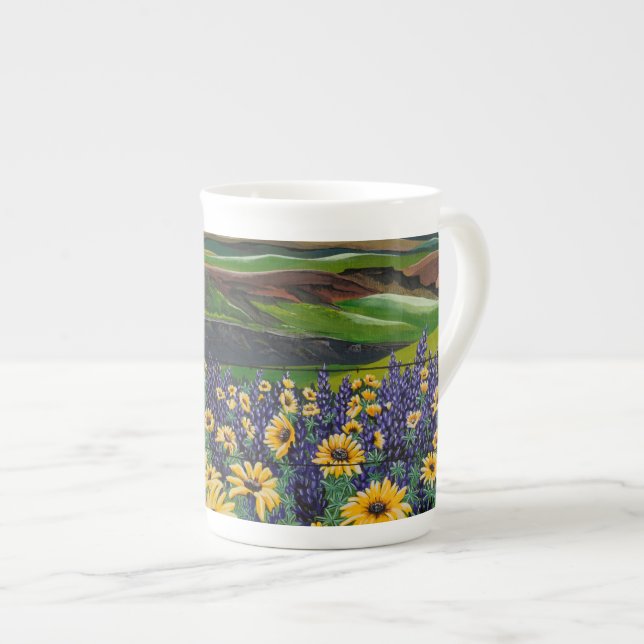 Summer Storm Bone China Mug (Front Right)