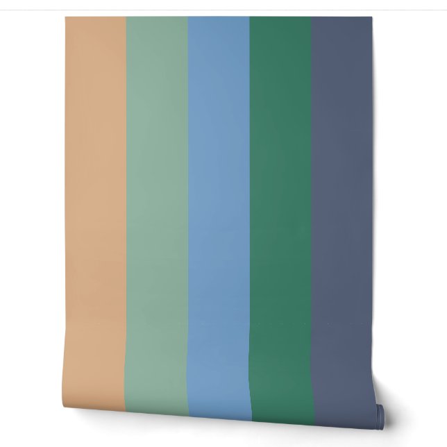 Summer Storm in Stripes Wallpaper (Unrolling)