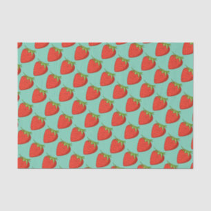 Summer Strawberries Tissue Paper