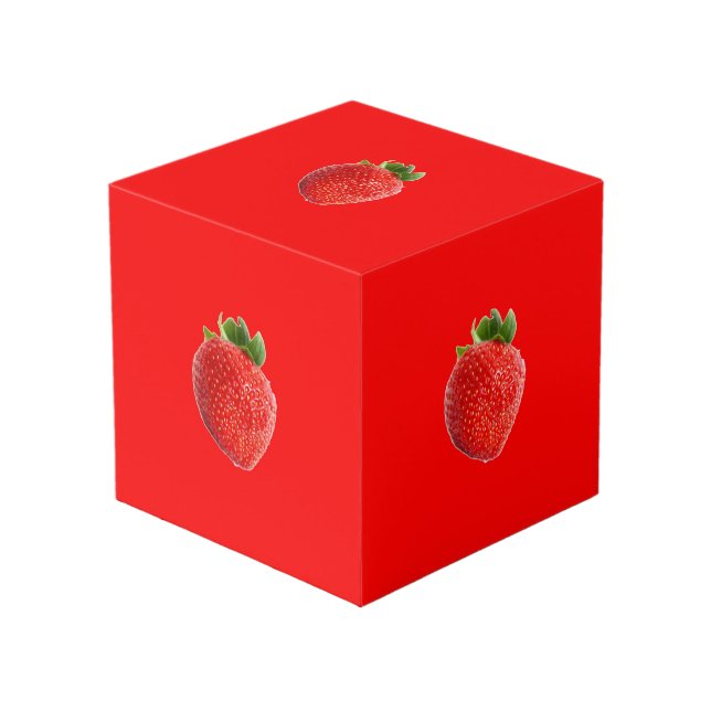 Summer Strawberry Cube (Front Angled)